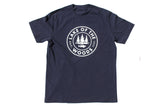 Navy LOTW Gear mens t-shirt with white logo